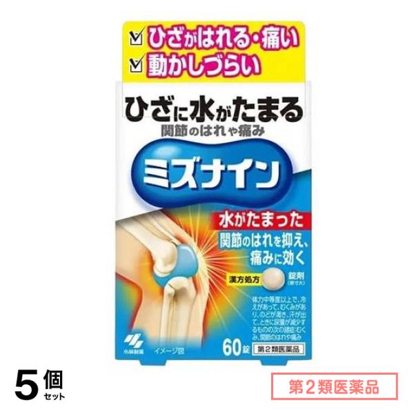 第２類医薬品 ミズナイン 越婢加朮附湯 60錠 5個セット