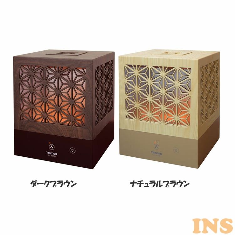 超音波加湿器 3.5L 組子調 TEKNOS テクノス 超音波加湿器 上部給水 ライト 和室 組子調　メガ割