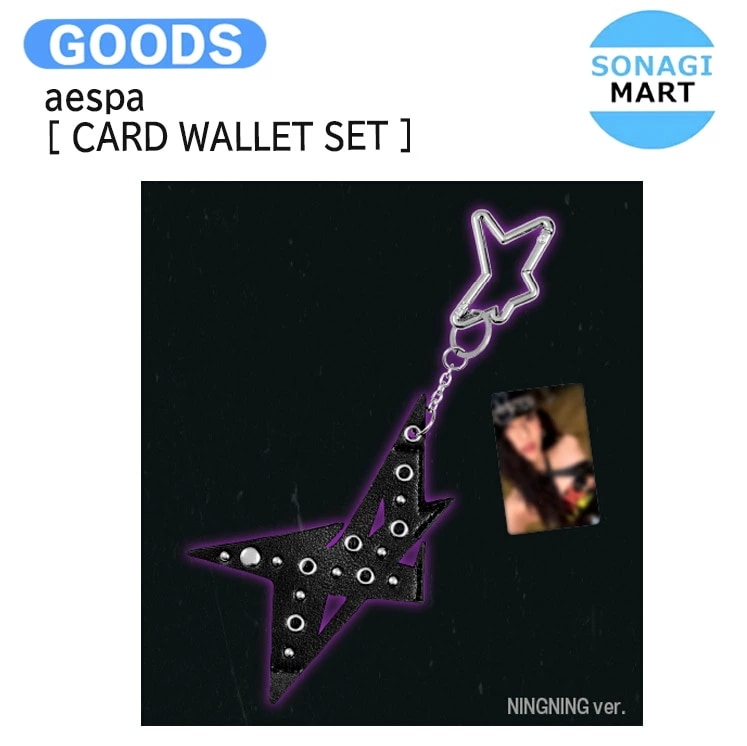 国内発送 aespa [ CARD WALLET SET ] RichMan POP-UP OFFICIAL / 公式グッズ / 予約商品