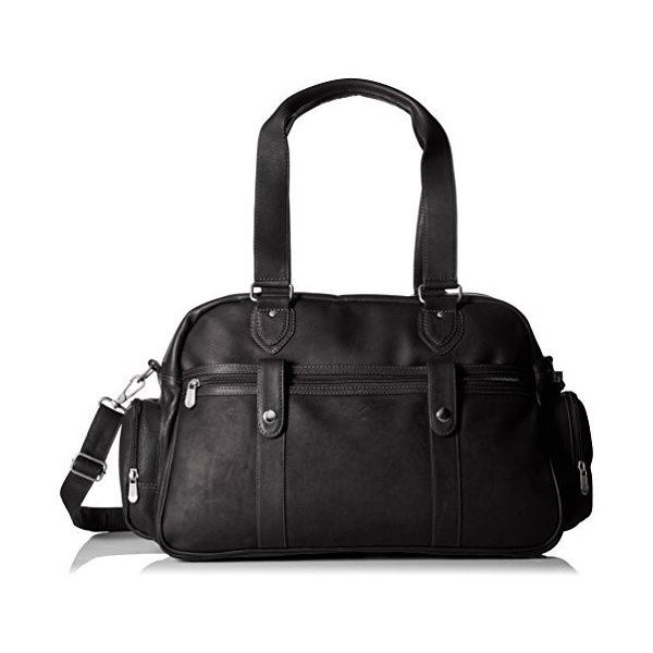 Piel Leather Adventurer Carry-on Satchel， Black， One Size 並行輸入品