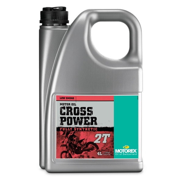 D49303 モトレックス(Motorex) バイク用 エンジンオイル 2サイクル オフロード車 化学合成油 CROSS POWER 2T 4L 49303