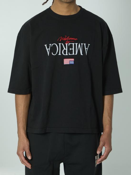 WILLY CHAVARRIA Men T-Shirts WCJSY0220 BLACK