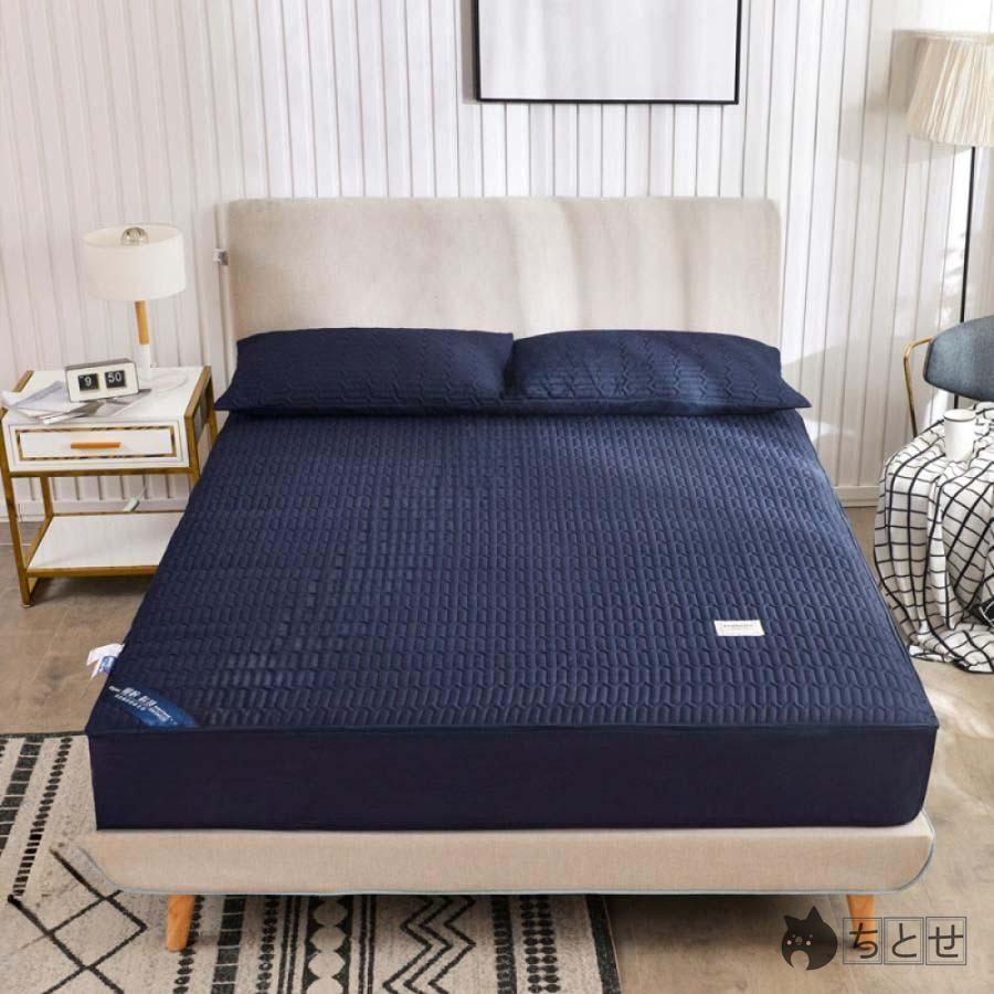 洗える ボックスシーツ セミシングル 吸水速乾 シーツ ベッドカバー 着脱簡単 マチ27cm ポリエステル 防臭 汗とり 敷パッド ファミリー 大きいサイズ 春夏用