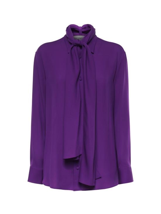 BALENCIAGA Women Shirts 872329 TUN135210 PURPLE