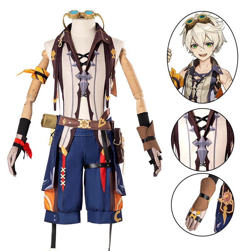 原神 ベネット コスチューム コスプレ衣装 コス服 ハロウィン