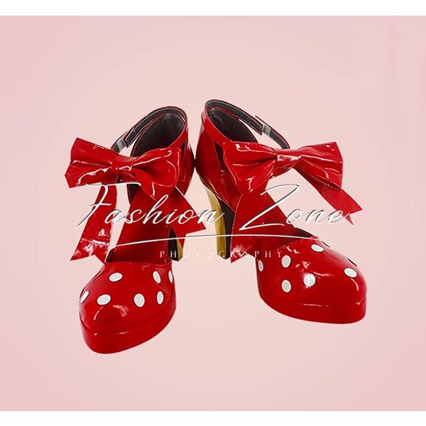 初音ミク 風 十五周年記念 いちご ロリータ コスプレ 靴 cosplay 靴 イベント アニメ クリスマス ハロウィン 仮装 変装