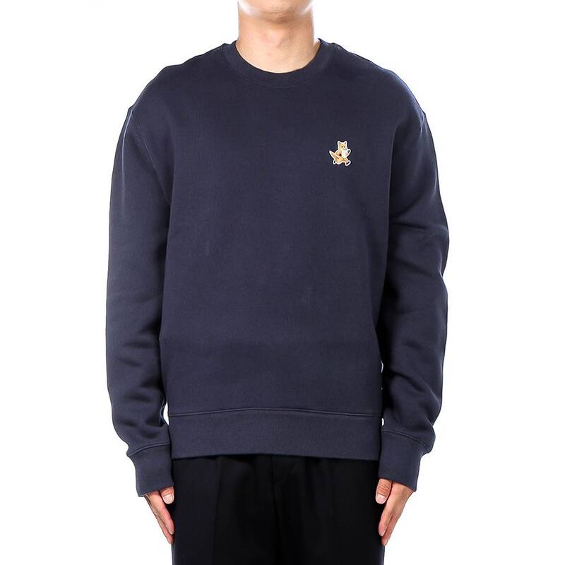 メンズ スピーディ フォックス クルーネックTシャツ (MM00313KM0307 インクブルー) 24SS