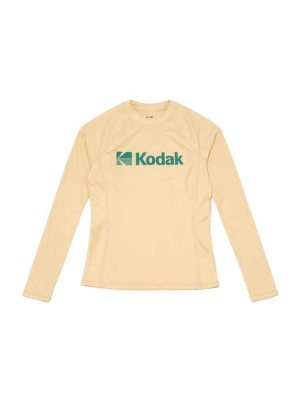 コダックアパレルビッグワーディングラッシュガード女性用イエロー