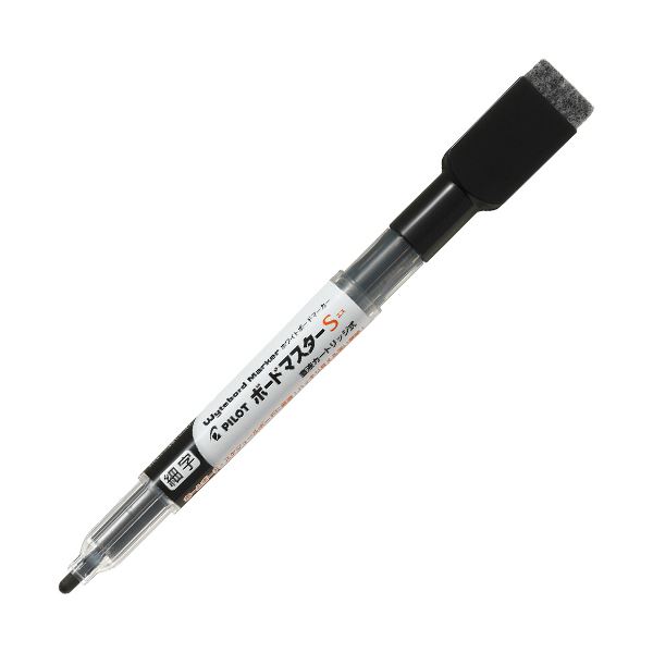 （まとめ） パイロット ボードマスターS 細字イレーザー付 ブラック WMBSE-15F-B 1セット（10本） (×5セット)