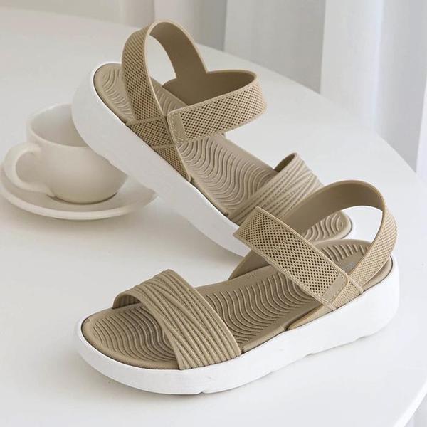 女性用デイリー夏サンダル水遊び用サンダル