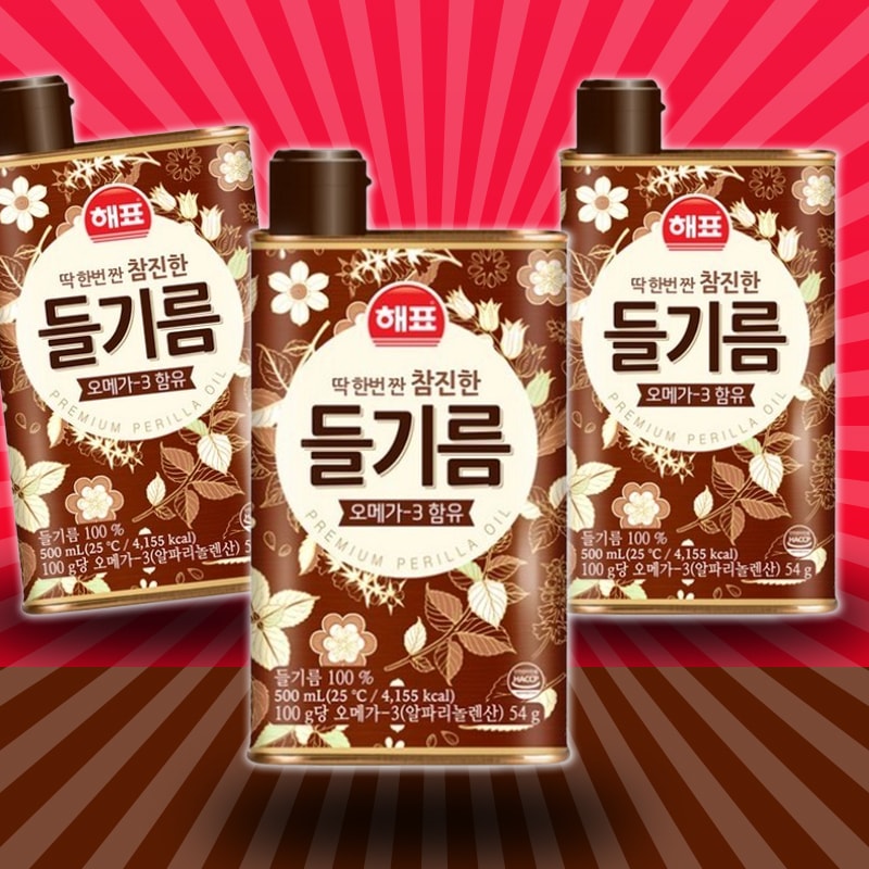 濃い エゴマ油 500ml 3EA / オメガ3配合