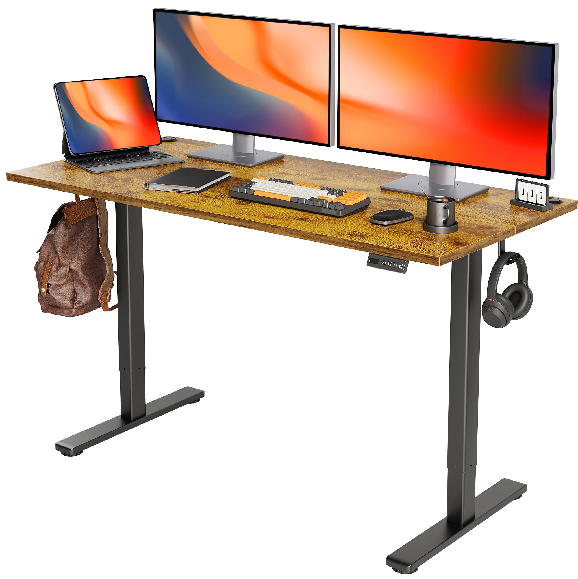 アイリスプラザ 机 デスク パソコンデスク シンプル 幅120cm 奥行60cm