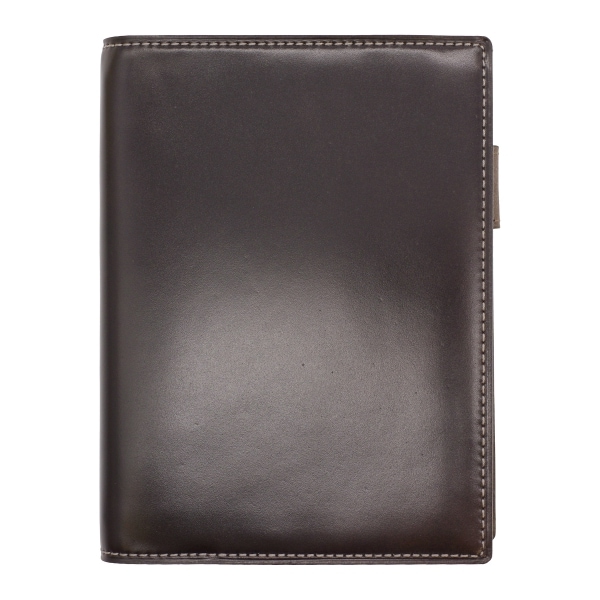 LOAPADコードバン ミニ6 ノート 16mm 可動式ペンホルダー【チャコールグレー×トッポ】 146-2