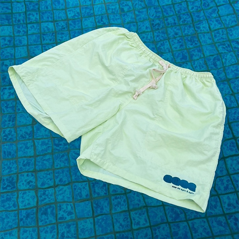 CCCC EMBROIDERED NYLON SHORTS(NEON)