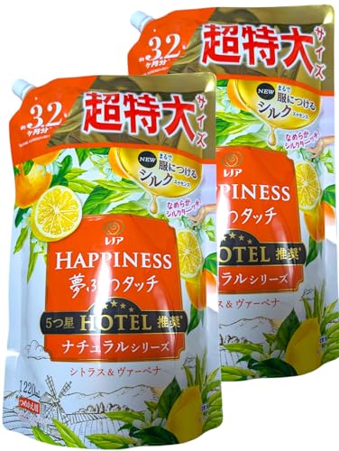 レノアハピネス 夢ふわタッチ シトラス&ヴァーベナ 詰替 超特大 1220ml