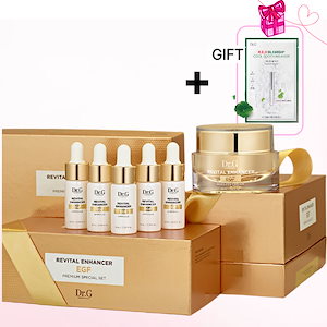 Dr.G リバイタル エンハンサーEGFセット＋ フェイスパック2箱セット 韓国カラコン通販, K POP通販, コスメ通販, 韓国食品通販, 人気韓流