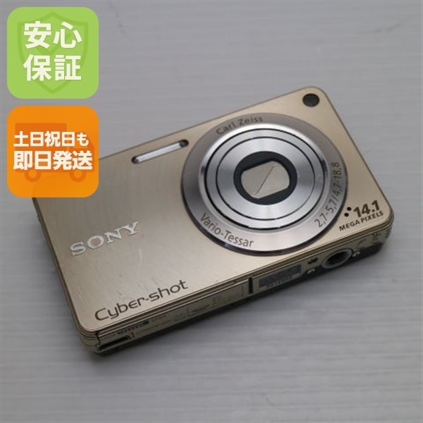 美品 Cyber-shot DSC-W350 ゴールド SONY デジカメ 32