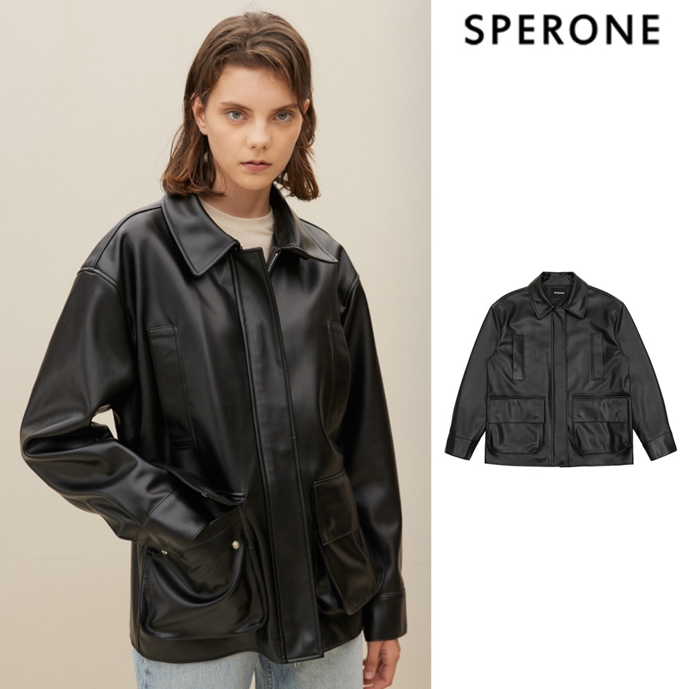 [SPERONE] Overfit Half Jacket Woman