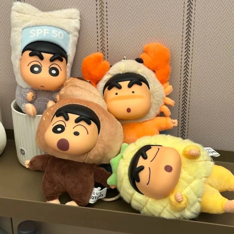 【正規品保証】9月新作!! 確認品お取り扱いクレヨンしんちゃん へんしょくシリーズ ブラインドボックス キーホルダー 4種類 ぬいぐるみ フィギュア325