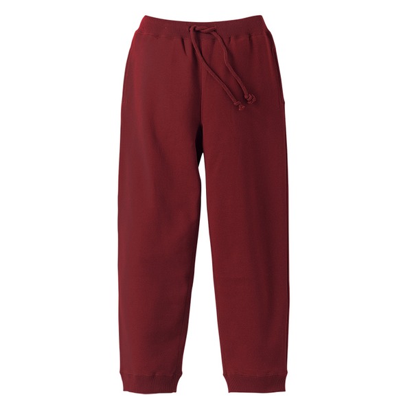 10オンス 裏地 パイル スウェットパンツ バーガンディー XL 綿100％ ウェストゴム 紐付き スウェット スポーツ ルームウェア
