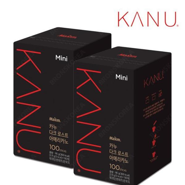 マキシム カヌ ダークロースト ミニ 100T+ギフトX2個 アメリカーノ