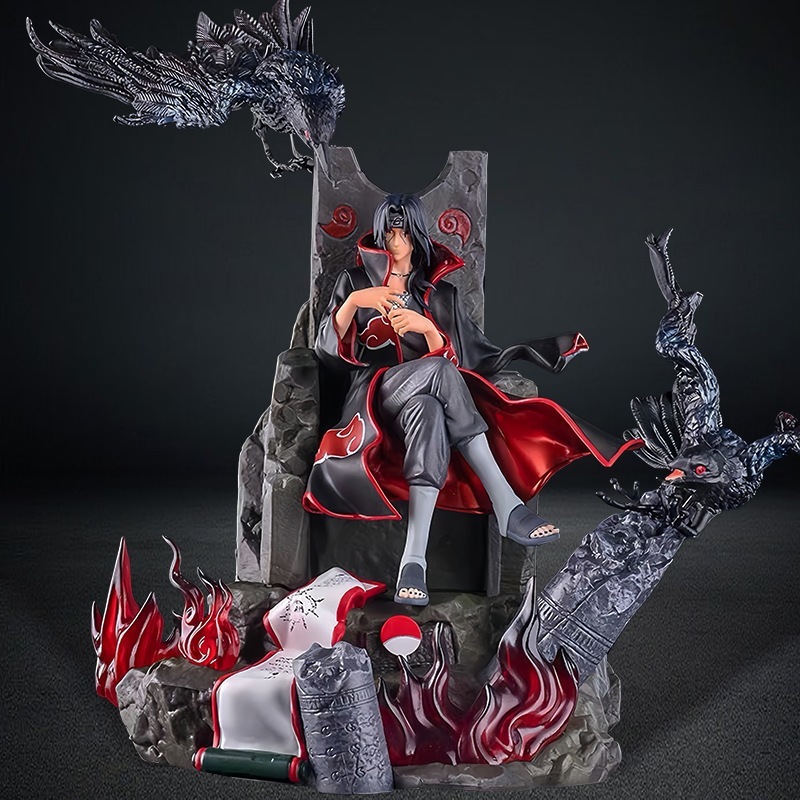 アニメ火影忍者フィギュア宇智波イタチ王座イタチ像置物フィギュア置物サイズ