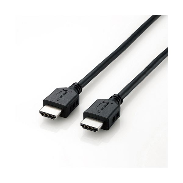 （まとめ）エレコム 4K イーサネット対応HIGHSPEED HDMIケーブル タイプA19ピン ブラック 1.0m DH-HD14EL10/RS 1本(×5セット) 6,016円