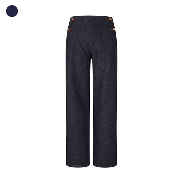 女性ポケットボタンポイントワイド YN5D2015