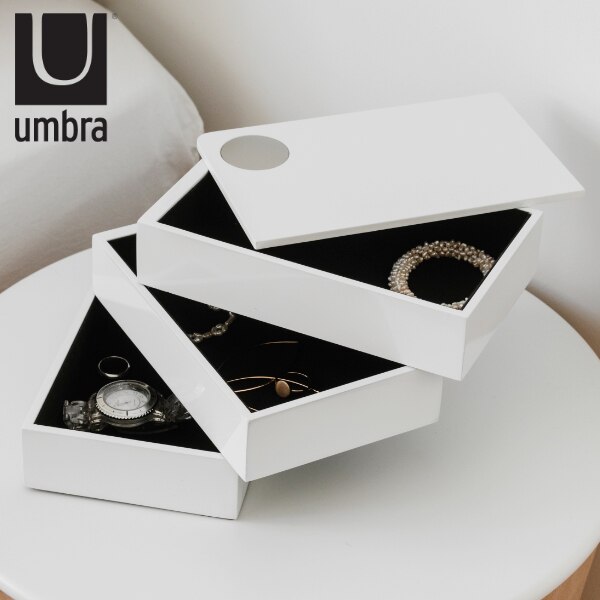 ジュエリーボックス スピンドルボックス 回転式 アクセサリーケース 収納 アンブラ umbra ジュエリーケース アクセサリー収納 アクセサリー 小物収納 回転 3段 小物入れ 小物ケース