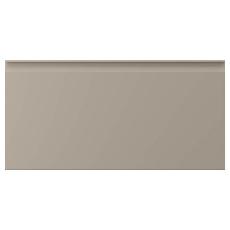 UPPLOV ウップローヴ 引き出し前部 - マット ダークベージュ 80x40 cm