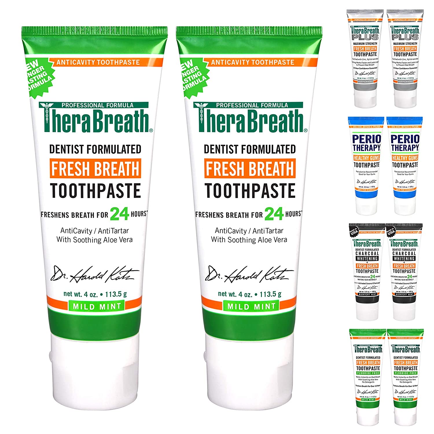 [アメリカ無料直送] [プレミアム商品][満足度上位]TheraBreath歯科医おすすめのフレッシ