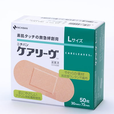 他サイト： ケアリーヴ Lサイズ 30×72mm 50枚（1個）の商品画像