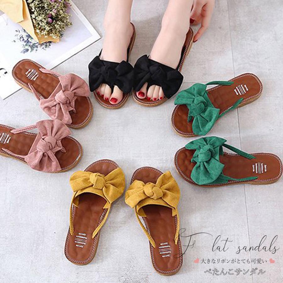 团购8件套フラットサンダル レディース