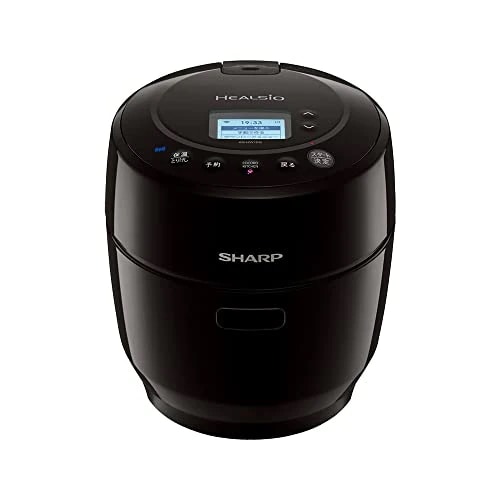 シャープ ヘルシオ ホットクック 電気調理鍋 無水鍋 1.0L 1*2人用 ブラック KN-HW10