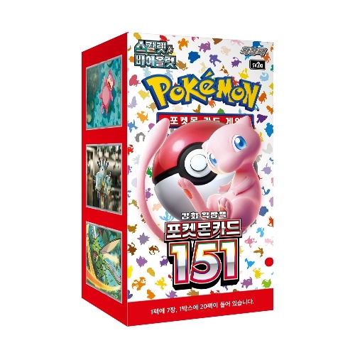 韓国語版 ポケモンカード スカーレット＆バイオレット151強化拡張パックBOX 20パック
