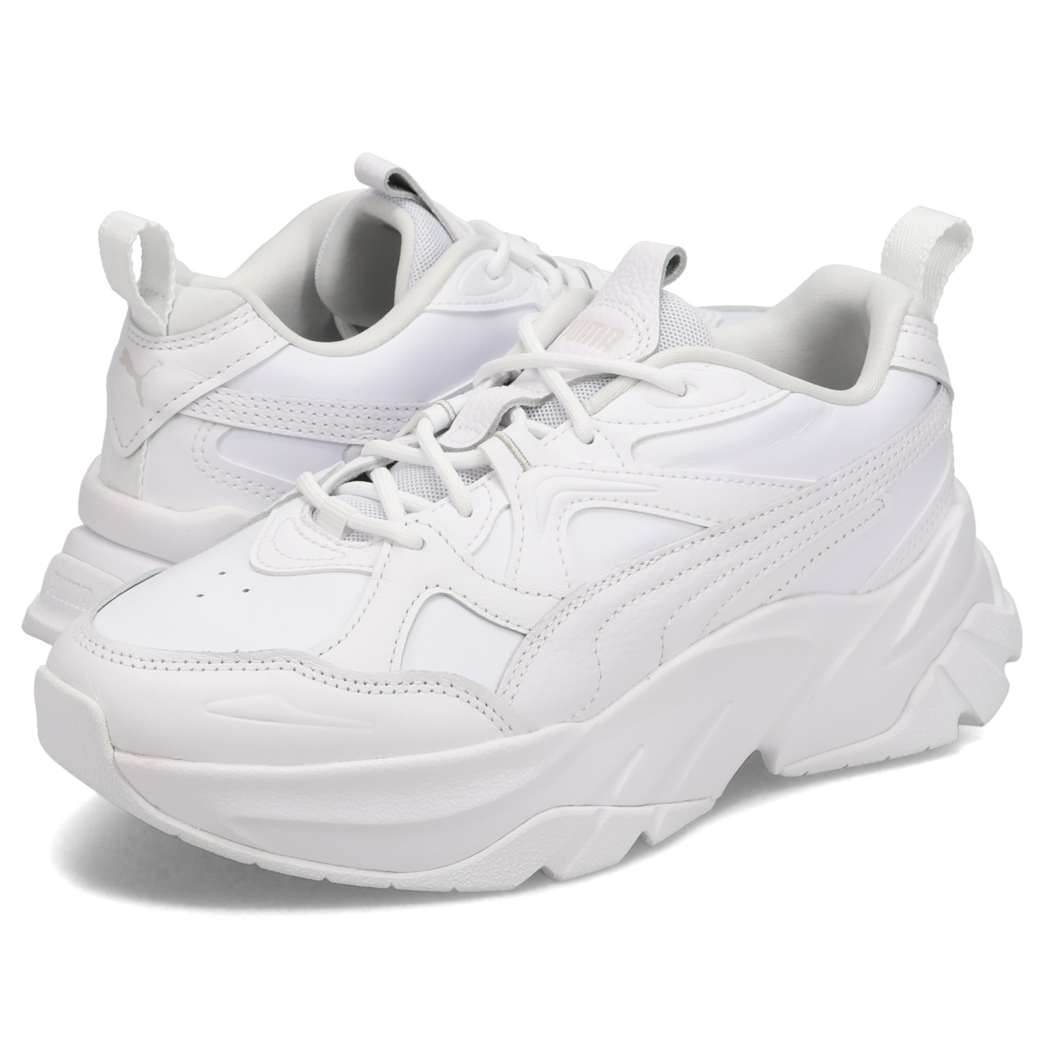 スニーカー ソフィール レザー ウィメンズ レディース ホワイト 白 398555