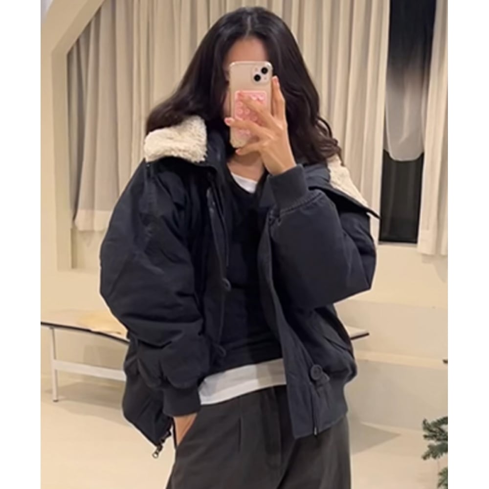 コディー N2B ショートパディング_チャコール