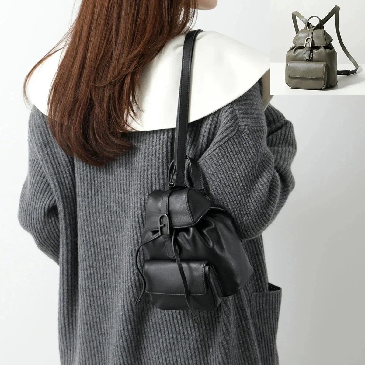 Furla フルラ バックパック Flow MINI フロー ミニ WB01291 BX2045 レディース リュック バッグ メタルロゴ ドロスト 鞄 カラー 【mega】 24,615円