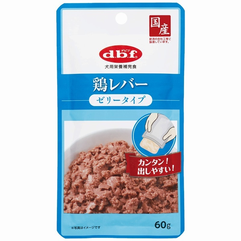 （まとめ買い）デビフペット 鶏レバー ゼリータイプ 60g 犬用フード [x36]
