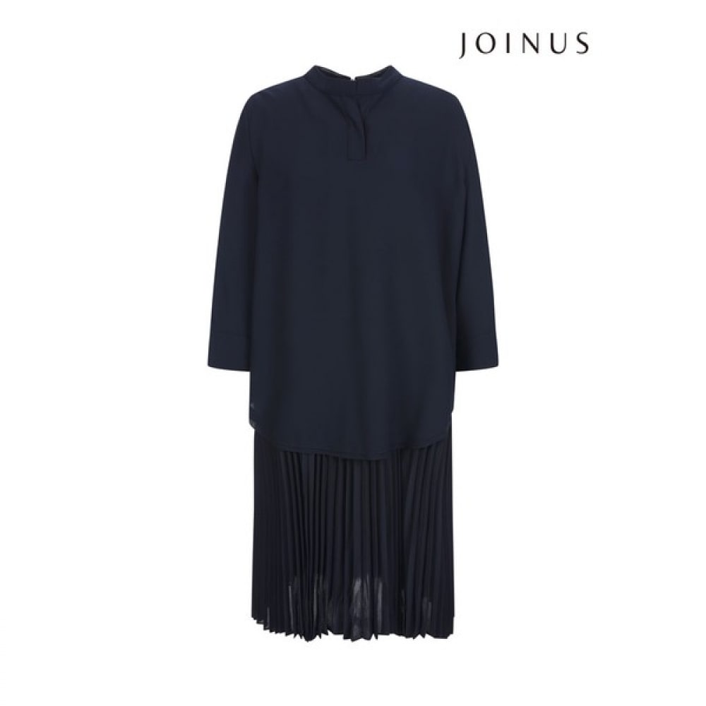 [ジョイナーズ] スプリットネックシフォンプリーツドレス_JACS2-WOP230
