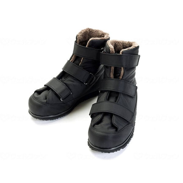 徳武産業 大きく開く防寒ブーツ2 ブラック M メーカー直送