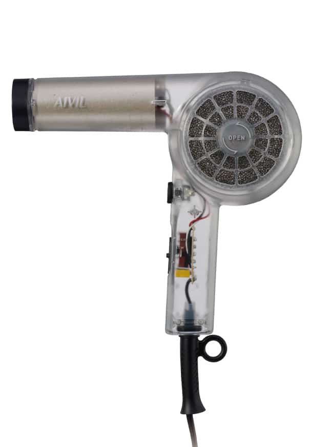 スケルトンドライヤー クリアヘアドライヤー