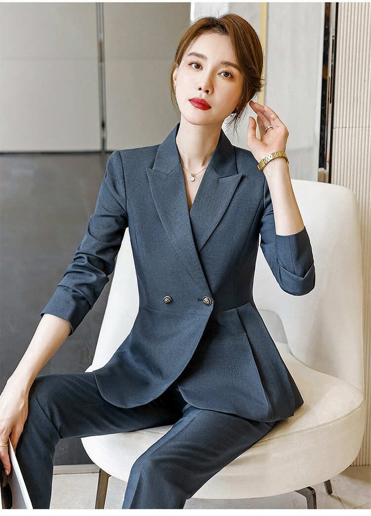 スーツ セットアップ 女性用 キャリア ビジネス 春秋用 フォーマル ホテル用 制服 9918