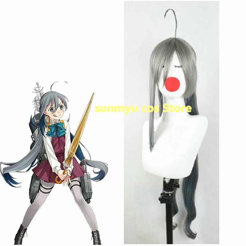 艦隊これくしょん 夕雲型　 艦隊-長波・高波・沖波・朝霜・早霜・清霜 コスプレ道具 ウィッグかつら