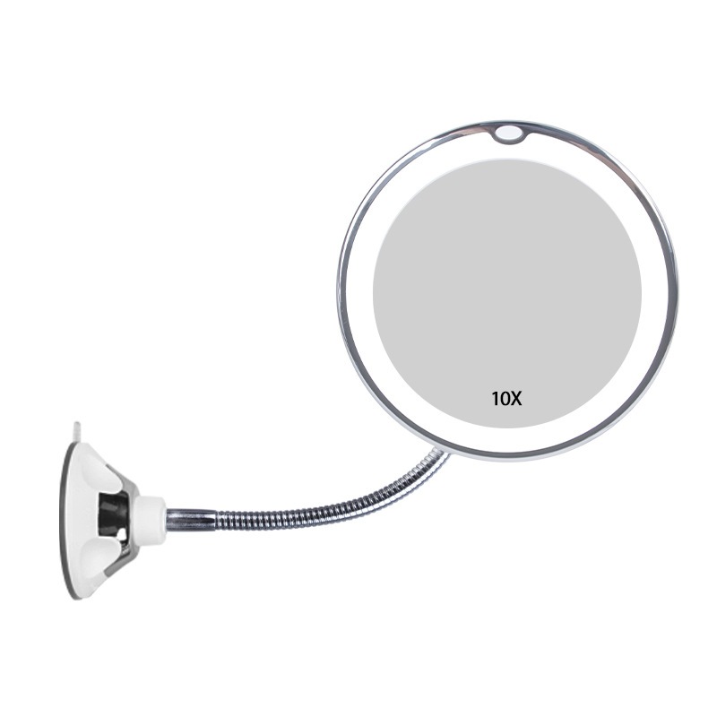 【PSE認証】化粧ミラ人気ledランプ付浴室鏡5x拡大機能をワンクリックで点灯します 4,938円