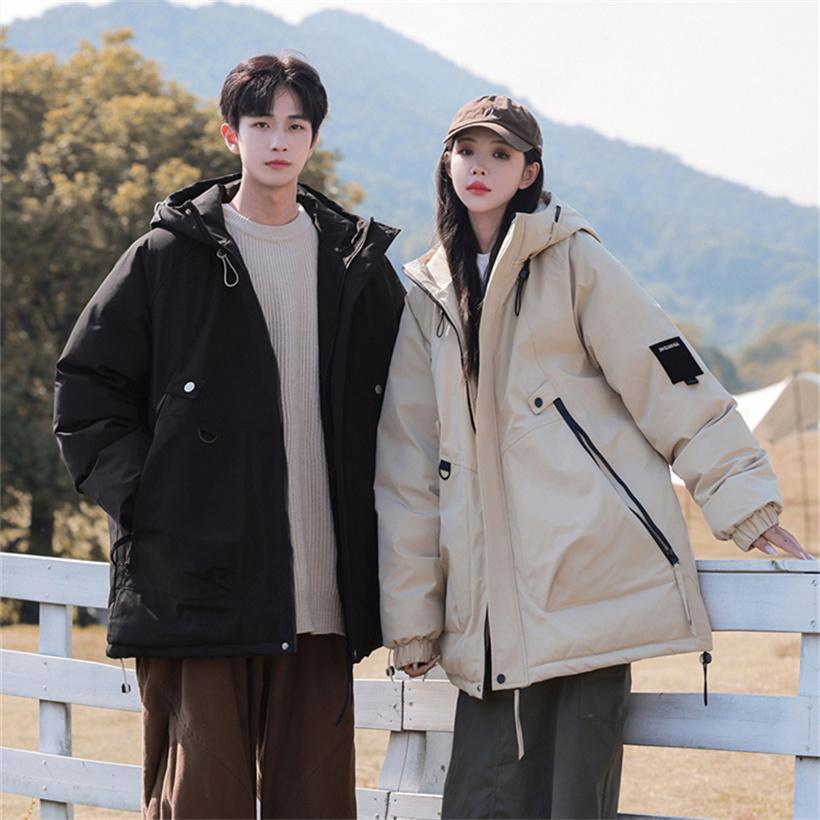 メンズ 中綿コート ダウンコート オーバーコート 綿入れ カジュアル外套 フード 通学 通勤 防寒服 アウトドア 男女 上着 冬 アウター