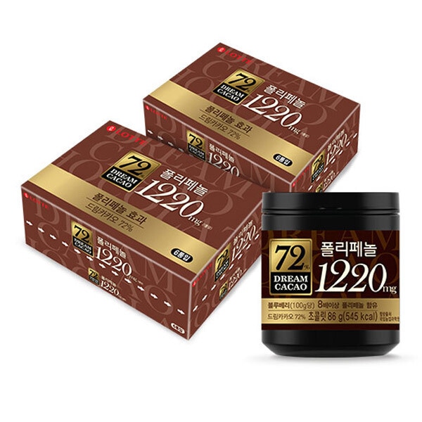 ロッテ製菓 ドリームカカオ 72% 86g 12個 5,648円