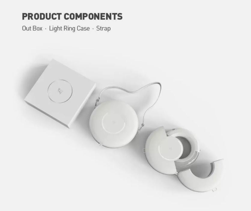 (未開封新品) ITZY LIGHT RING POP-UP STORE MD OFFICIAL GOODS LIGHT RING CASE + PHOTOCARD