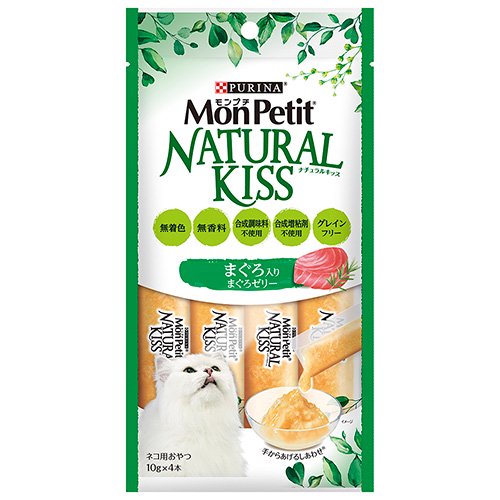 ナチュラルキッス　まぐろ入りまぐろゼリー　４０ｇ（１０ｇX４本）X３０袋　ＣＲＣ35―25―20―25―00