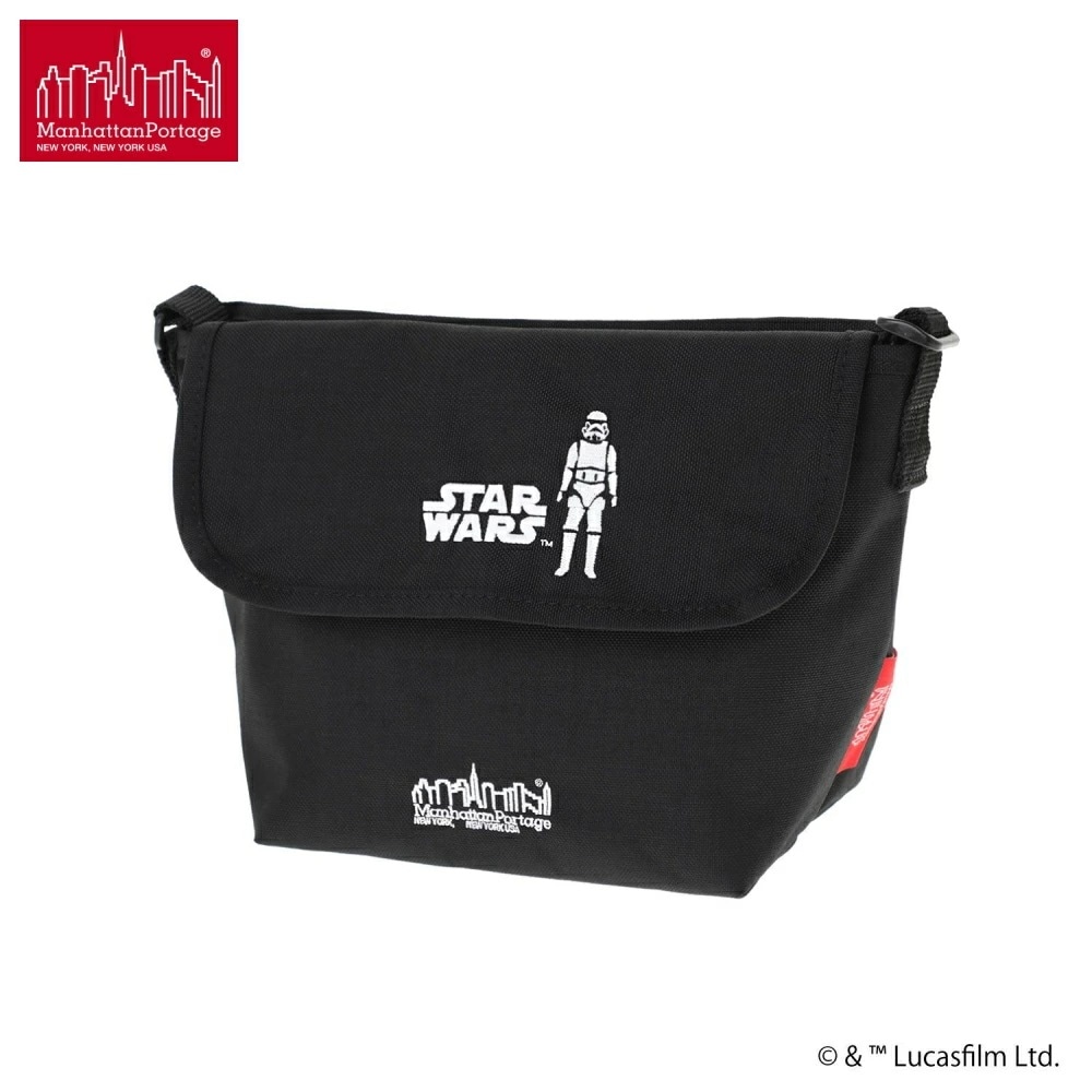 ナイロン メッセンジャー バッグ /XXS/ バック ポケット W/ ディバイダー マグネット 2025/スターウォーズ ブラック 1603-BP-D-MGNT-STW-25 BLK
